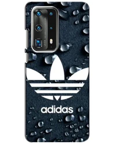 Чехол для Huawei P40 с картинкой «Adidas Trefoil Blue»