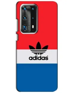 Чехол для Huawei P40 с картинкой «Ретро блоки Adidas»