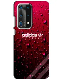 Чехол для Huawei P40 с картинкой «Adidas Gold Marble»