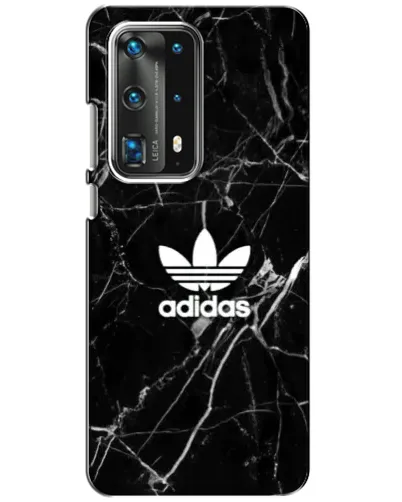 Чехол для Huawei P40 с картинкой «Белый мрамор Adidas»