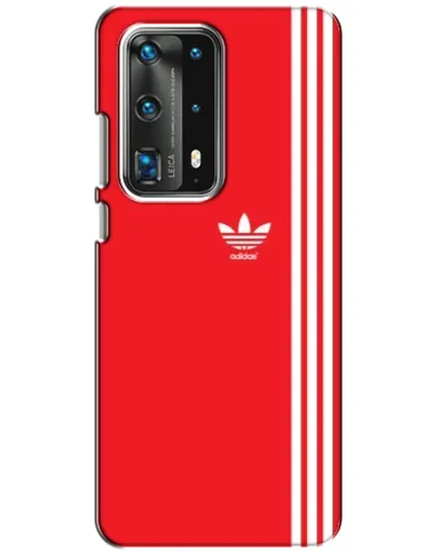 Чехол для Huawei P40 с картинкой «Красный минимализм Adidas»