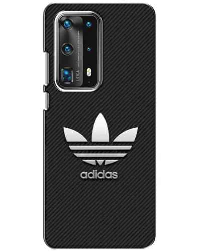 Чехол для Huawei P40 с картинкой «Adidas Карбоновая текстура»