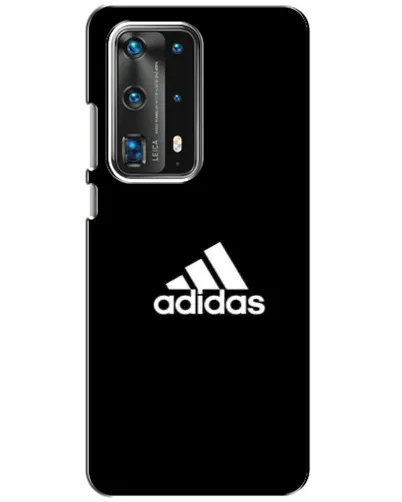 Чехол для Huawei P40 с картинкой «Черная классика Adidas»