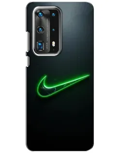 Чехол для Huawei P40 с картинкой «Неоновый контур Nike» Чехол для Huawei P40 с картинкой «Неоновый контур Nike»
