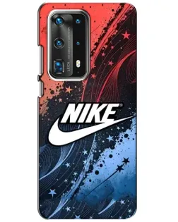 Чехол для Huawei P40 с картинкой «Градиентный принт Найк»