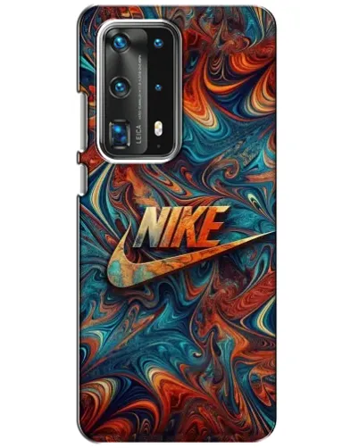 Чехол для Huawei P40 с картинкой «Nike в абстракции»
