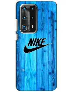 Чехол для Huawei P40 с картинкой «Голубое дерево Nike»
