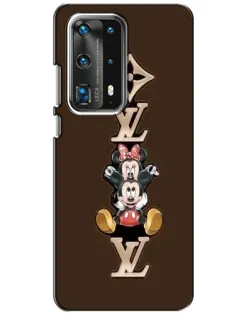 Чехол для Huawei P40 с картинкой «LV и Микки Маус»