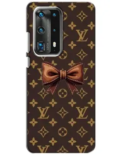 Чехол для Huawei P40 с картинкой «LV с бантом»