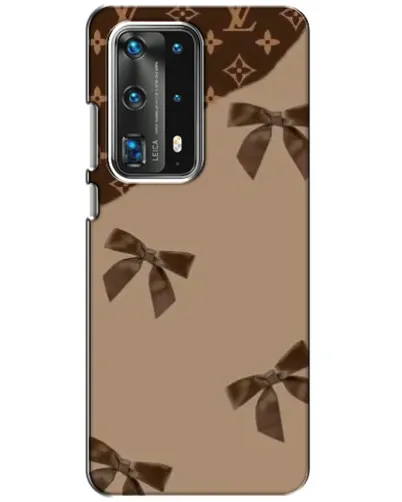 Чехол для Huawei P40 с картинкой «LV — кофейный атлас» Чехол для Huawei P40 с картинкой «LV — кофейный атлас»