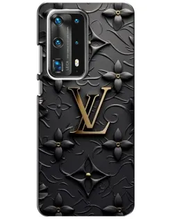 Чехол для Huawei P40 с картинкой «Кожаная текстура LV»