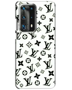 Чехол для Huawei P40 с картинкой «Монохромный хаос LV»