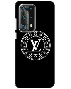 Чехол для Huawei P40 с картинкой «LV — печать стиля»