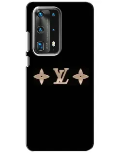 Чехол для Huawei P40 с картинкой «Louis Vuitton — минимализм»