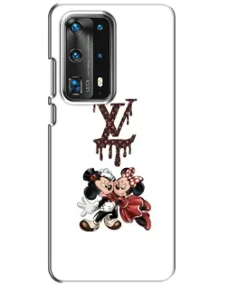 Чехол для Huawei P40 с картинкой «LV и Микки Маус»