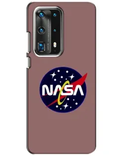 Чехол для Huawei P40 с картинкой «NASA — ретро космос»