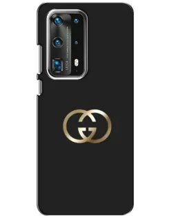 Чехол для Huawei P40 с картинкой «Минимализм Gucci»