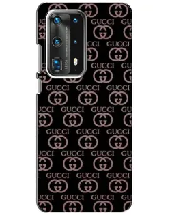 Чехол для Huawei P40 с картинкой «Классическая монограмма Gucci»