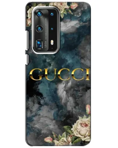 Чехол для Huawei P40 с картинкой «Абстрактные цветы Gucci» Чехол для Huawei P40 с картинкой «Абстрактные цветы Gucci»