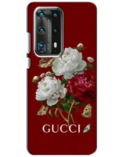 Чехол для Huawei P40 с картинкой «Gucci —  сад»