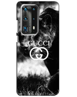 Чехол для Huawei P40 с картинкой «Gucci — дикая природа»