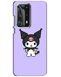 Чохол для Huawei P40 з картинкою «Kuromi — ніжний фіолетовий»