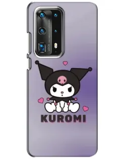 Чохол для Huawei P40 з картинкою «Kuromi — фіолетовий арт»