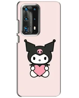 Чохол для Huawei P40 з картинкою «Kuromi та серце»