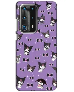 Чохол для Huawei P40 з картинкою «Kuromi — патерн»