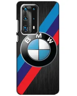 Чехол для Huawei P40 с картинкой «BMW M-stripes стиль»