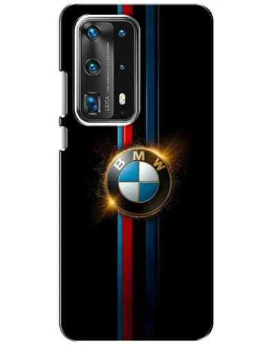 Чехол для Huawei P40 с картинкой «BMW M-Power неон»