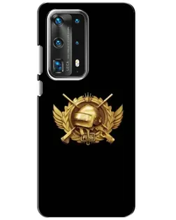 Чохол для Huawei P40 з картинкою «PUBG — помаранчевий градієнт»