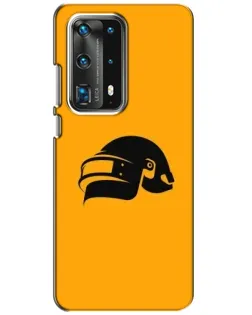 Чохол для Huawei P40 з картинкою «PUBG — золотий шолом»