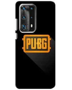 Чохол для Huawei P40 з картинкою «PUBG — рамка лого»