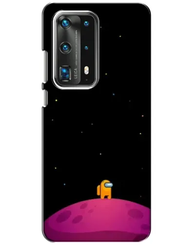 Чохол для Huawei P40 з картинкою «Самотній герой на планеті»