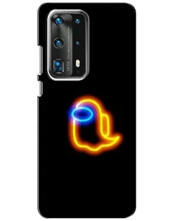 Чохол для Huawei P40 з картинкою «Among Us неонове сяйво»