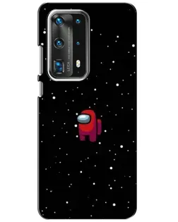 Чохол для Huawei P40 з картинкою «Червоний Among Us»