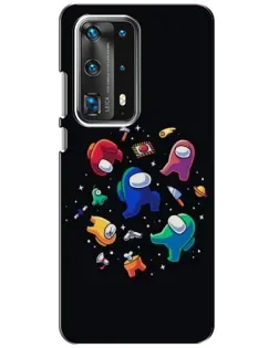 Чохол для Huawei P40 з картинкою «Among Us космос»