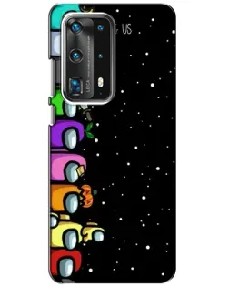 Чохол для Huawei P40 з картинкою «Команда Among Us»