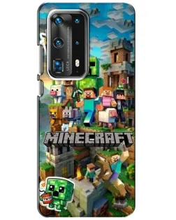 Чохол для Huawei P40 з картинкою «Замок Minecraft»
