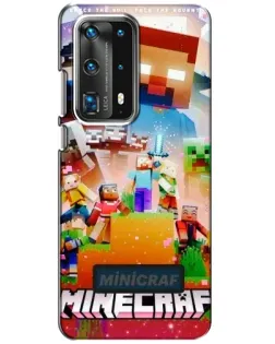 Чохол для Huawei P40 з картинкою «Minecraft герої гри»