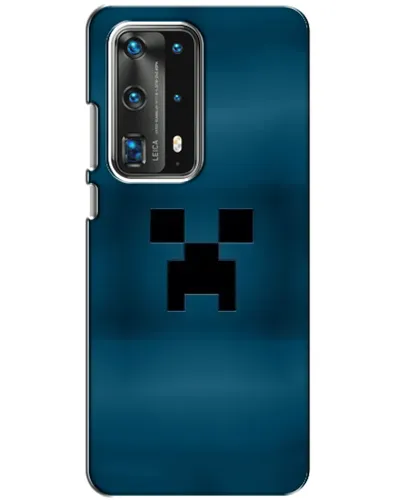 Чехол для Huawei P40 с картинкой «Крипер текстура»