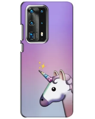 Чехол для Huawei P40 с картинкой «Единорог градиент»
