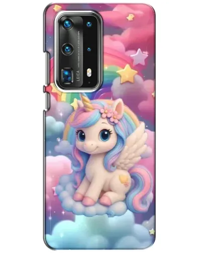 Чехол для Huawei P40 с картинкой «Маленький единорог»