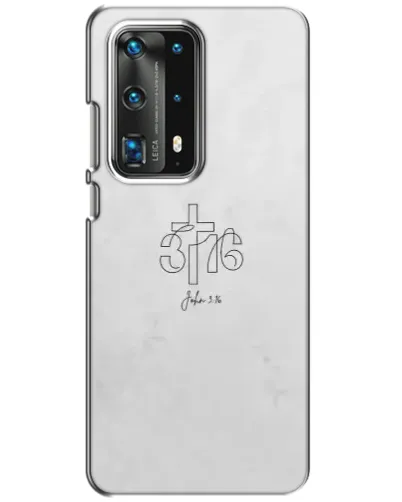 Чехол для Huawei P40 с картинкой «Иоанна 3:16 Крест»
