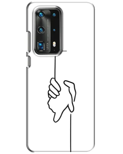 Чехол для Huawei P40 с картинкой «Рука держит»