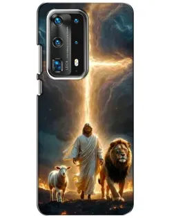 Чехол для Huawei P40 с картинкой «Лев Иуды и Свет»
