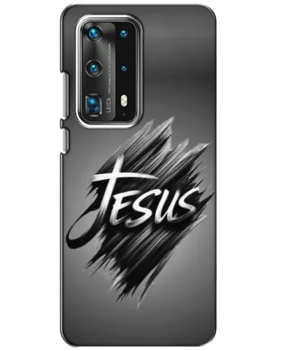 Чехол для Huawei P40 с картинкой «Надпись Jesus Graffiti»