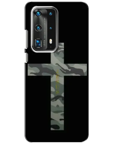 Чехол для Huawei P40 с картинкой «Милитари Крест»