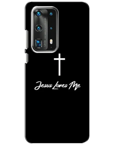 Чехол для Huawei P40 с картинкой «Иисус любит тебя»